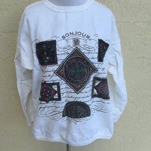 Vintage Bonjour International Sweater
